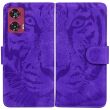 Чехол-книжка Deexe Tiger для Motorola Edge 50 Fusion - Purple (354229V)