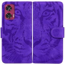 Чехол-книжка Deexe Tiger для Motorola Edge 50 Fusion - Purple: фото 1 из 7