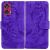 Чехол-книжка Deexe Tiger для Motorola Edge 50 Fusion - Purple: фото 1 из 7