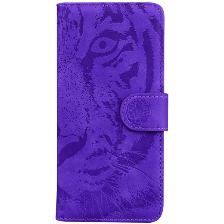 Чехол-книжка Deexe Tiger для Motorola Edge 50 Fusion - Purple: фото 5 из 7