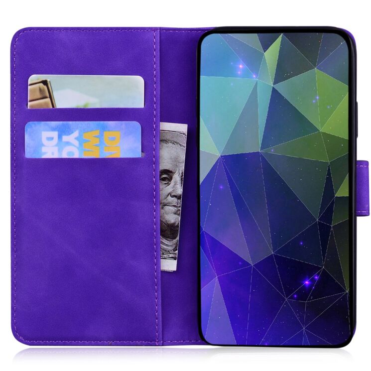 Чехол-книжка Deexe Tiger для Xiaomi Redmi A5 (European Version) - Purple: фото 2 из 7