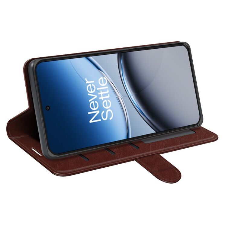 Чехол-книжка Deexe Wallet Style для OnePlus Nord 4 - Brown: фото 3 из 11