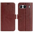 Класичний чохол-книжка Deexe Wallet Style для OnePlus Nord 4 - Brown (382447Z)