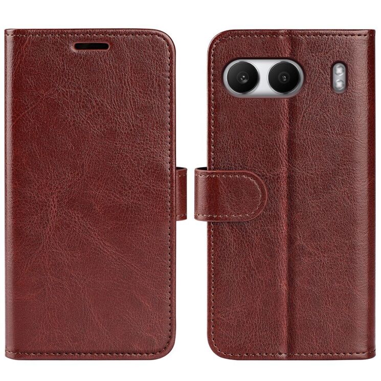 Чехол-книжка Deexe Wallet Style для OnePlus Nord 4 - Brown: фото 1 из 11