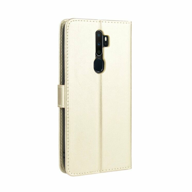 Классический чехол-книжка Deexe Wallet Style для OPPO A5 2020 - Gold: фото 7 из 16