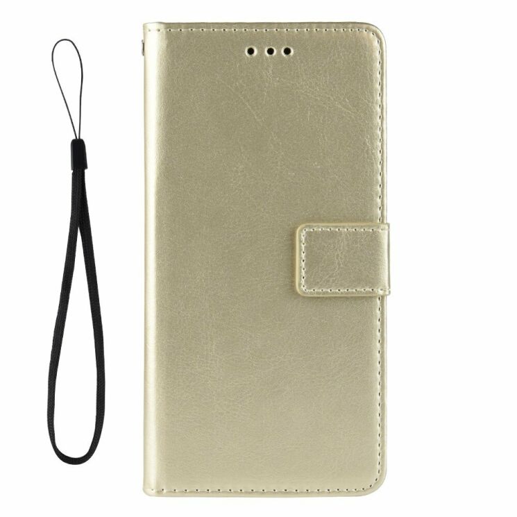 Классический чехол-книжка Deexe Wallet Style для OPPO A5 2020 - Gold: фото 2 из 16