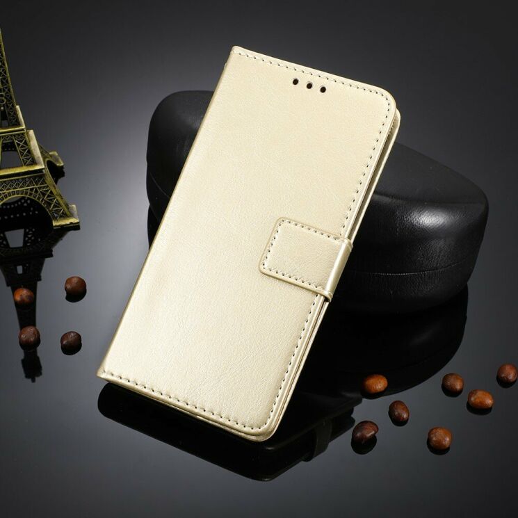 Классический чехол-книжка Deexe Wallet Style для OPPO A5 2020 - Gold: фото 11 из 16