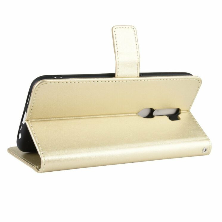 Классический чехол-книжка Deexe Wallet Style для OPPO A5 2020 - Gold: фото 6 из 16