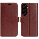 Чохол-книжка Deexe Wallet Style для Samsung Galaxy S23 FE - Brown (334415Z). Фото 1 з 7