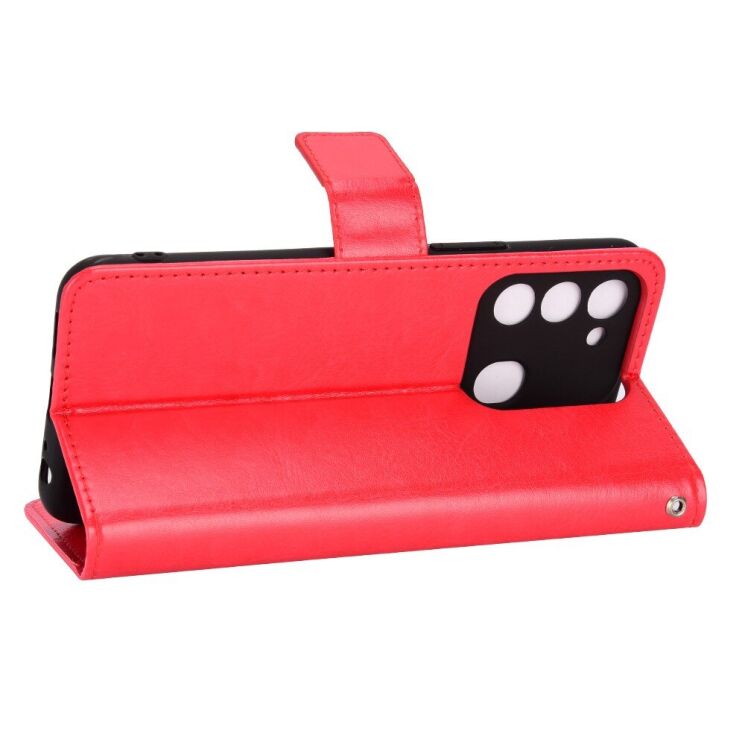 Чехол-книжка Deexe Wallet Style для Tecno Spark Go 2022 (KG5m) - Red: фото 3 из 7