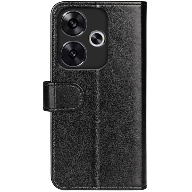 Чехол-книжка Deexe Wallet Style для Xiaomi Poco F6 - Black: фото 6 из 7