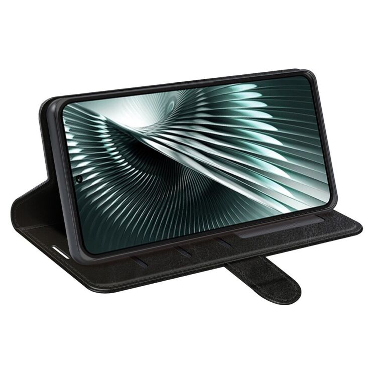 Чехол-книжка Deexe Wallet Style для Xiaomi Poco F6 - Black: фото 3 из 7