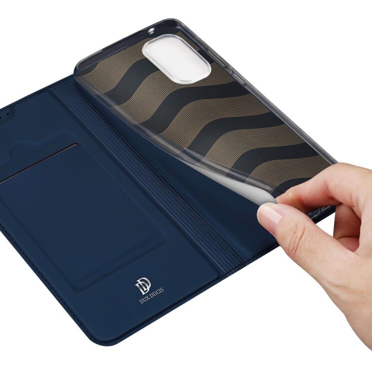 Чехол-книжка DUX DUCIS Skin Pro для Motorola Moto G85 - Blue: фото 8 из 10