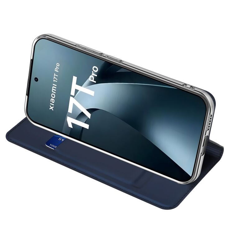 Чохол-книжка DUX DUCIS Skin Pro для Xiaomi 17T Pro - Blue: фото 3 з 10