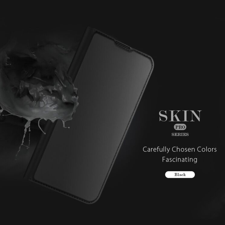 Чехол-книжка DUX DUCIS Skin Pro для Xiaomi Redmi Note 10 Pro - Blue: фото 7 из 15