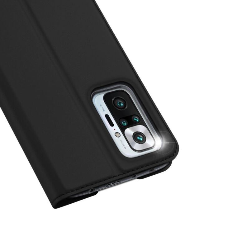Чехол-книжка DUX DUCIS Skin Pro для Xiaomi Redmi Note 10 Pro - Black: фото 2 из 15