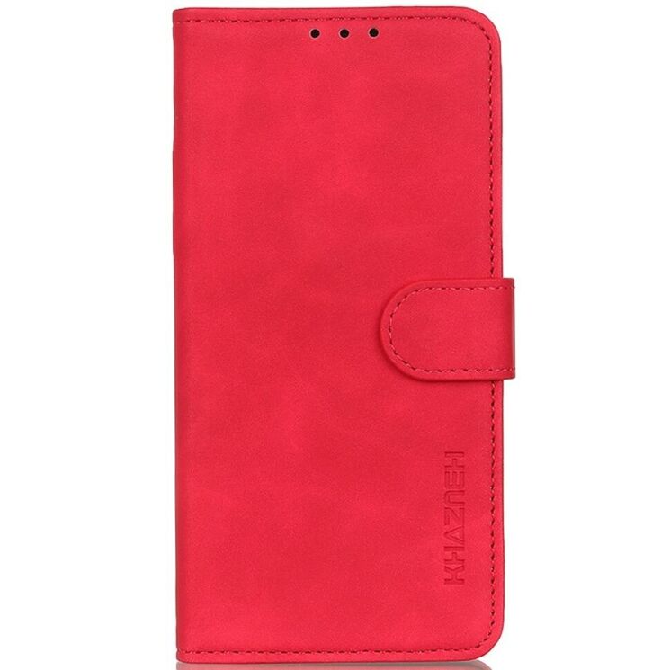 Чохол-книжка KHAZNEH Retro Wallet для Motorola Moto G55 - Red: фото 4 з 8