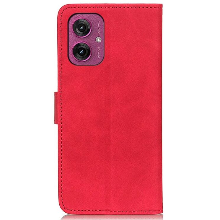 Чохол-книжка KHAZNEH Retro Wallet для Motorola Moto G55 - Red: фото 5 з 8