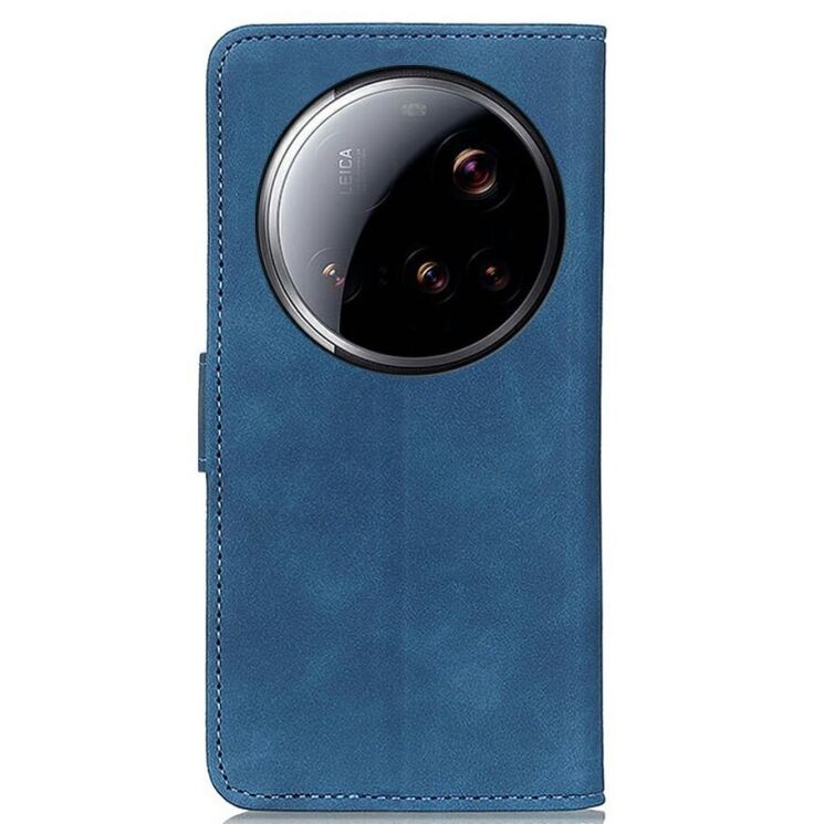 Чехол-книжка KHAZNEH Retro Wallet для Xiaomi 15 Ultra - Blue: фото 5 из 8