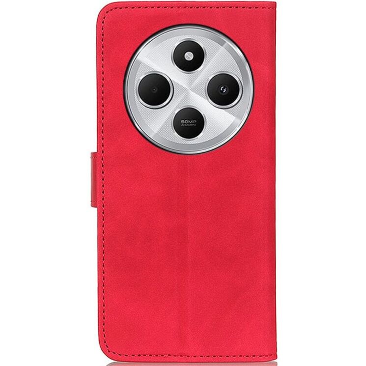 Чехол-книжка KHAZNEH Retro Wallet для Xiaomi Redmi 14C / Redmi A4 5G / Poco C75 - Red: фото 5 из 8