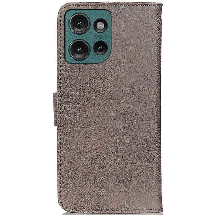 Чехол-книжка KHAZNEH Wallet Cover для Motorola Edge 50 - Khaki: фото 6 из 8