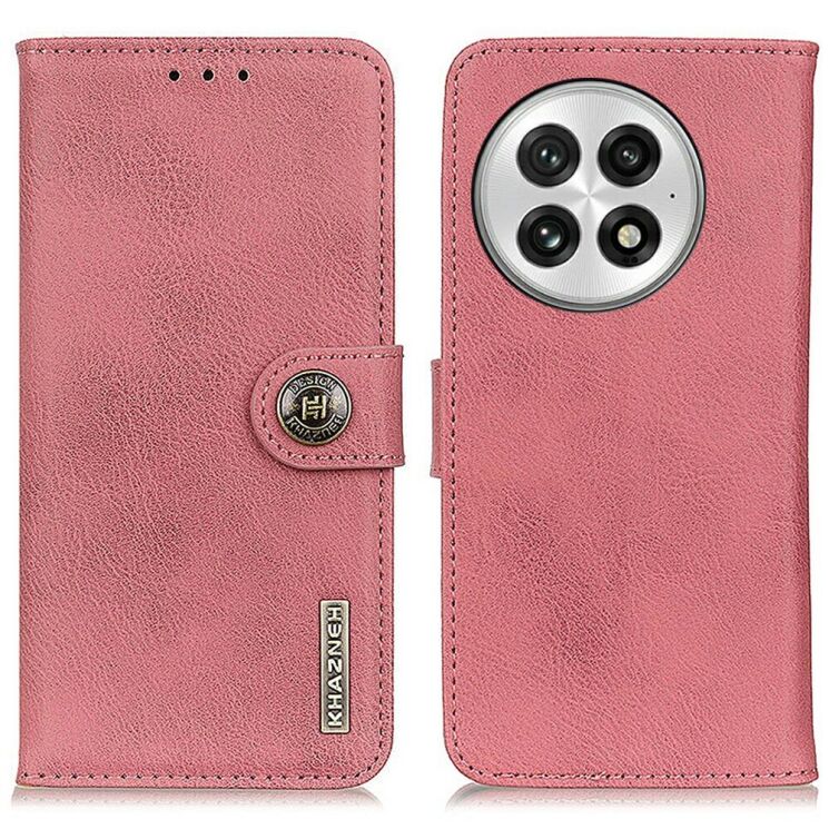 Чехол-книжка KHAZNEH Wallet Cover для OnePlus 13 - Pink: фото 1 из 8