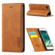 Чехол-книжка LC.IMEEKE Strong Case для Apple iPhone SE 2 / 3 (2020 / 2022) / iPhone 8 / iPhone 7 - Brown (226675Z)