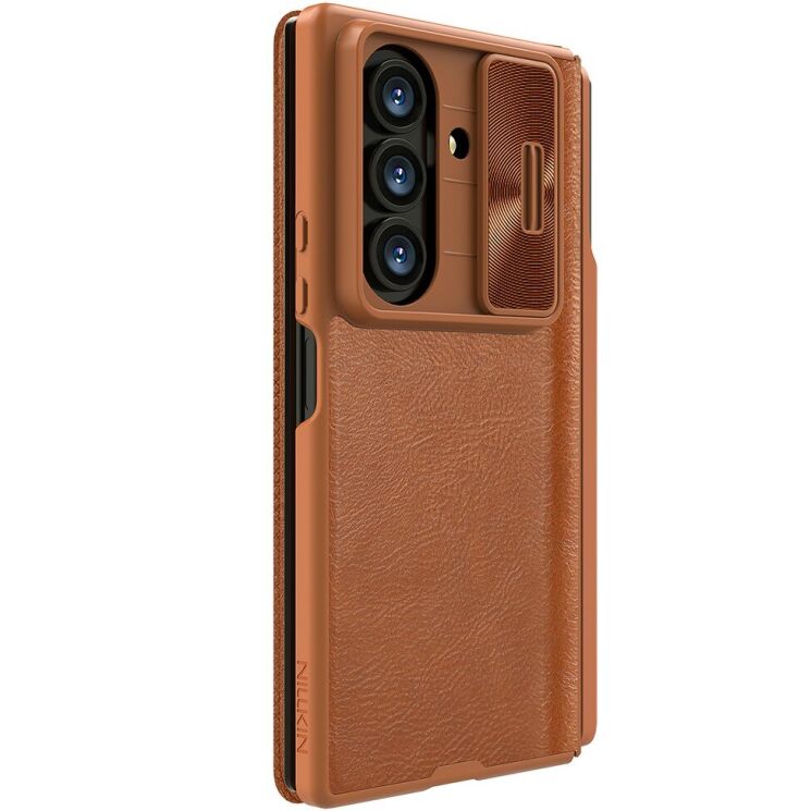 Чохол-книжка NILLKIN Qin Pro Series (FF) для Samsung Galaxy Fold 7 - Brown: фото 6 з 21