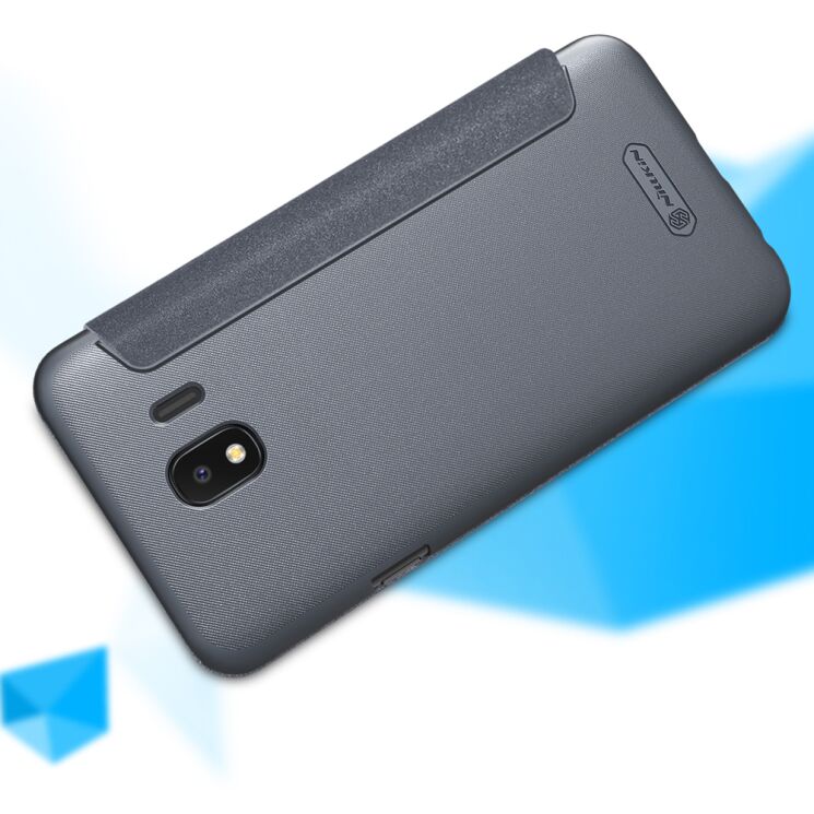 Чехол-книжка NILLKIN Sparkle Series для Samsung Galaxy J4 2018 (J400) - Gold: фото 11 из 16