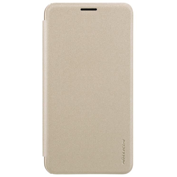 Чехол-книжка NILLKIN Sparkle Series для Samsung Galaxy J4 2018 (J400) - Gold: фото 2 из 16