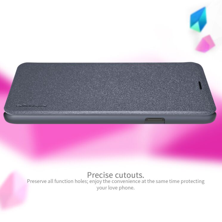 Чехол-книжка NILLKIN Sparkle Series для Samsung Galaxy J4 2018 (J400) - Gold: фото 14 из 16