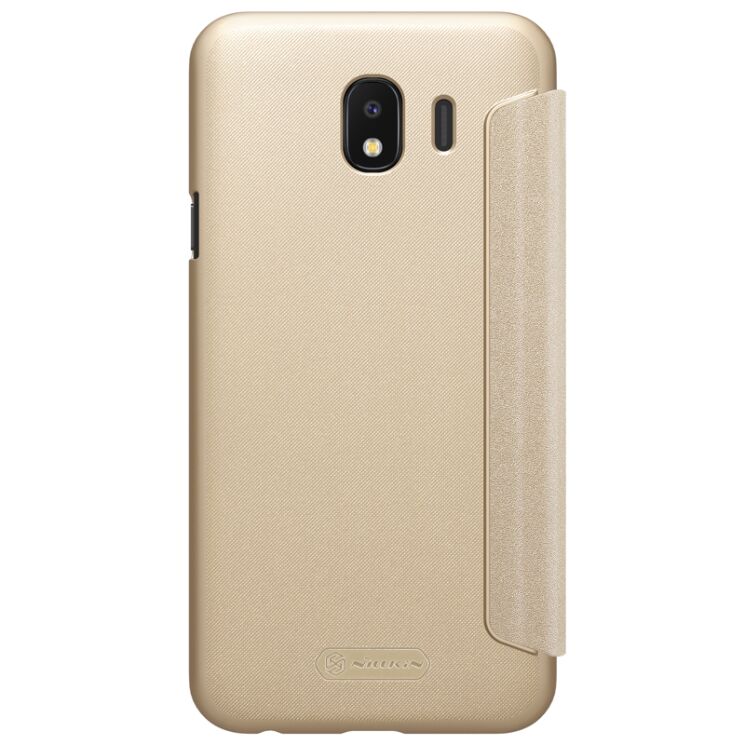 Чехол-книжка NILLKIN Sparkle Series для Samsung Galaxy J4 2018 (J400) - Gold: фото 3 из 16