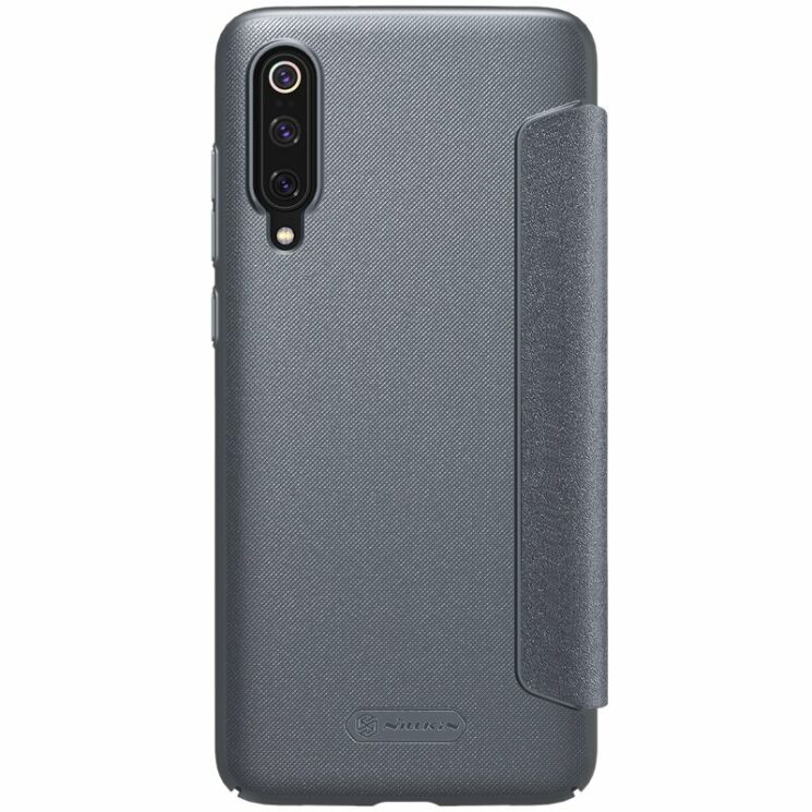 Чехол-книжка NILLKIN Sparkle Series для Xiaomi Mi 9 - Black: фото 2 из 15