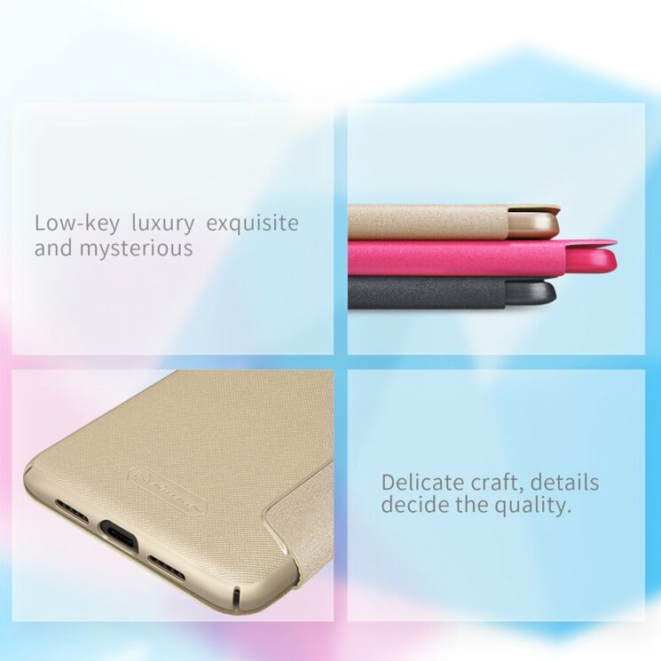 Чехол-книжка NILLKIN Sparkle Series для Xiaomi Mi 9 - Black: фото 14 из 15