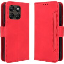 Чохол-книжка з кишеньками Deexe Wallet Stand для Motorola Moto G77 - Red: фото 1 з 15