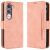 Чохол-книжка з кишеньками Deexe Wallet Stand для Realme C100i - Pink: фото 1 з 15
