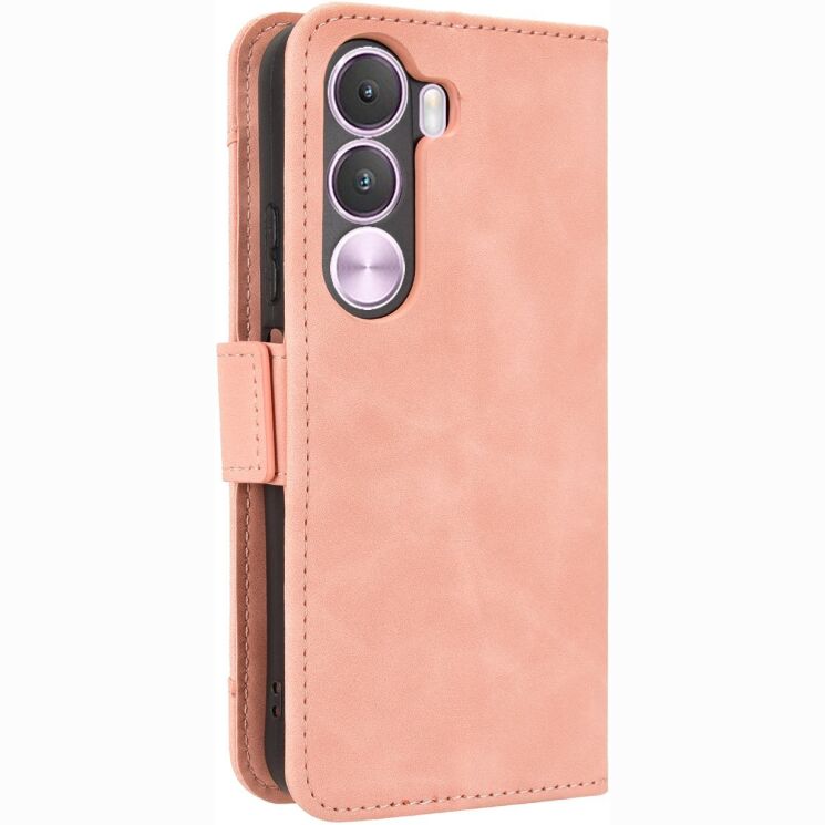 Чохол-книжка з кишеньками Deexe Wallet Stand для Realme C100i - Pink: фото 7 з 15