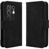 Чохол-книжка з кишеньками Deexe Wallet Stand для TECNO Camon 50 - Black: фото 1 з 15