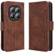 Чехол-книжка с карманами Deexe Wallet Stand для Xiaomi Redmi Note 15 Pro Plus / Poco M8 Pro 5G - Brown (404716Z)