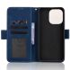 Чехол-книжка с карманами Deexe Wallet Stand для Xiaomi Redmi Note 17 Pro - Blue (429505L). Фото 4 из 17