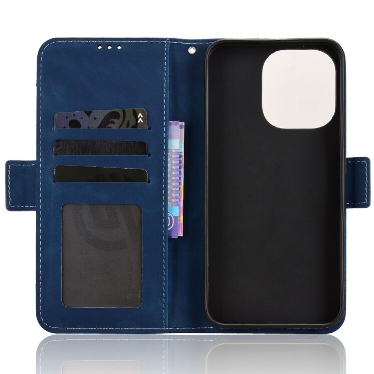 Чехол-книжка с карманами Deexe Wallet Stand для Xiaomi Redmi Note 17 Pro - Blue (429505L) Чехол-книжка с карманами Deexe Wallet Stand для Xiaomi Redmi Note 17 Pro - Blue: фото 4 из 17