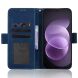 Чехол-книжка с карманами Deexe Wallet Stand для Xiaomi Redmi Note 17 Pro - Blue (429505L). Фото 5 из 17