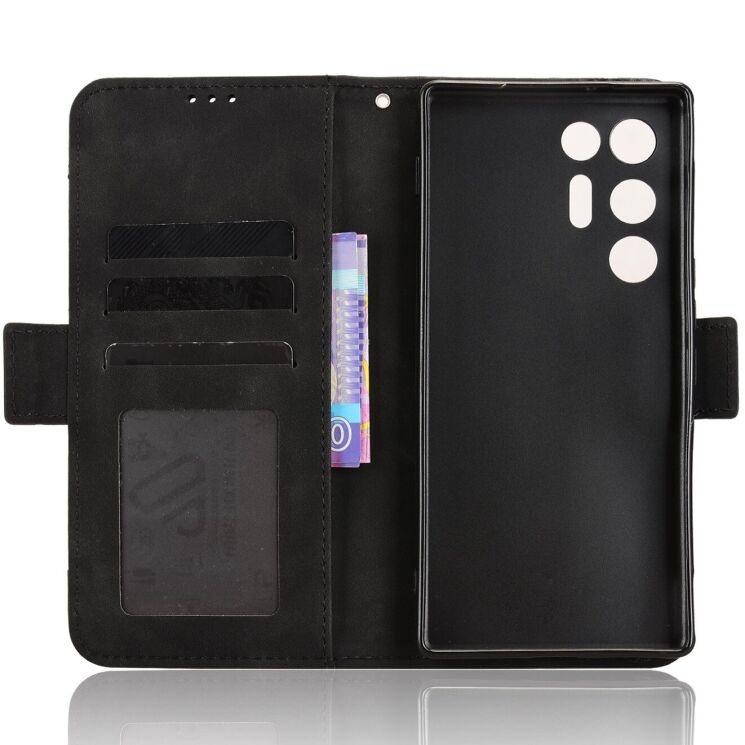 Чехол-книжка с карманами Deexe Wallet Stand для ZTE Nubia Red Magic 11 Air - Black (423107B) Чехол-книжка с карманами Deexe Wallet Stand для ZTE Nubia Red Magic 11 Air - Black: фото 3 из 16