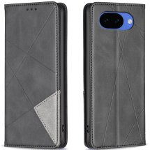 Чехол-книжка с карманами UniCase Geometric Pattern для Google Pixel 10a - Black: фото 1 из 10