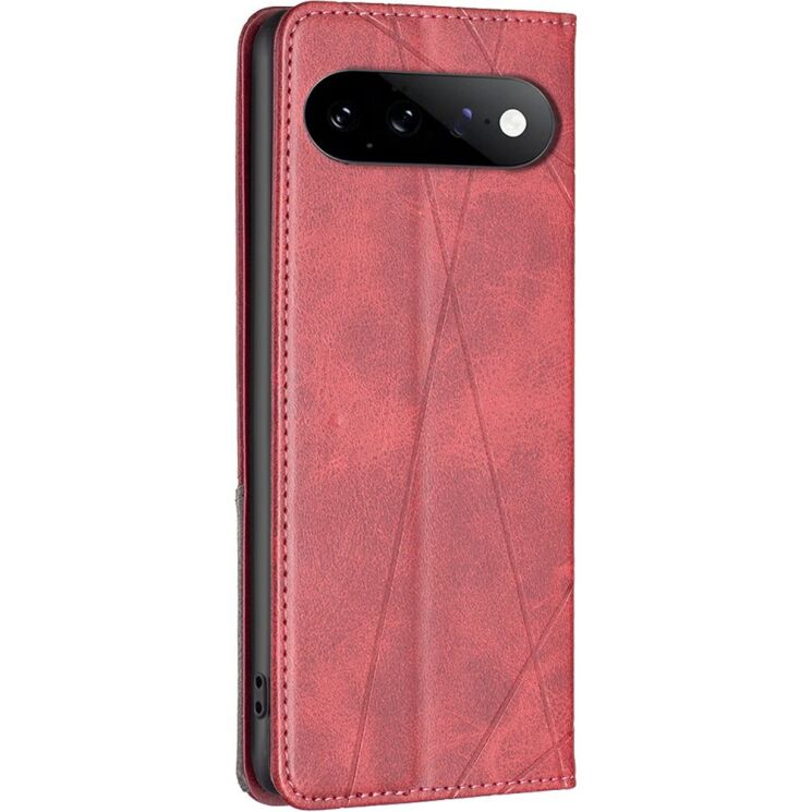 Чехол-книжка с карманами UniCase Geometric Pattern для Google Pixel 11 Pro XL - Red: фото 3 из 12