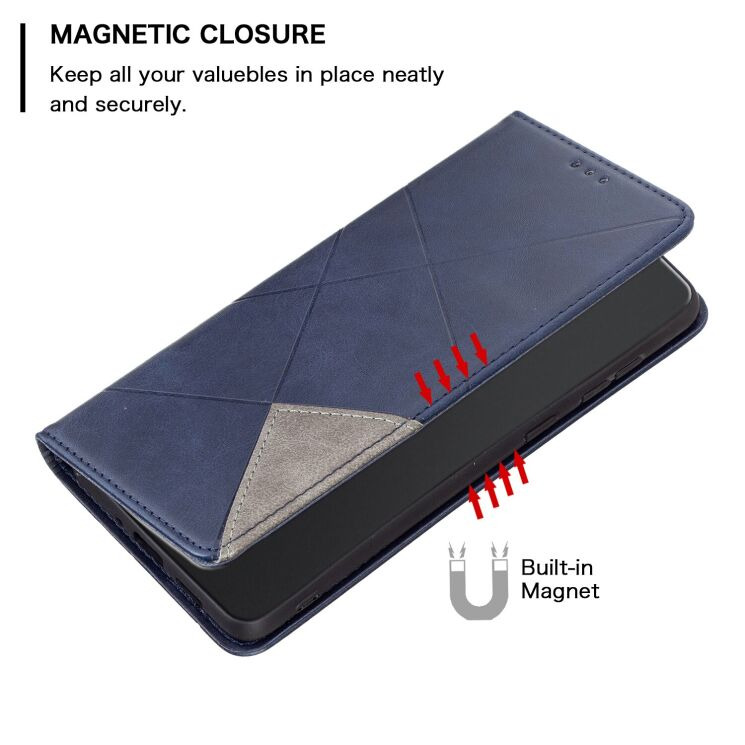 Чохол-книжка з кишеньками UniCase Geometric Pattern для Realme 16 Pro Plus - Grey (428519H) Чохол-книжка з кишеньками UniCase Geometric Pattern для Realme 16 Pro Plus - Grey: фото 8 з 10