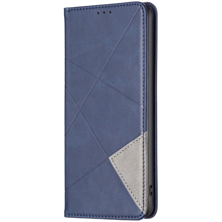 Чехол-книжка с карманами UniCase Geometric Pattern для Samsung Galaxy S26 Plus - Blue: фото 2 из 10