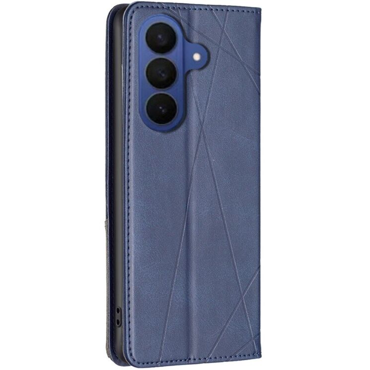 Чехол-книжка с карманами UniCase Geometric Pattern для Samsung Galaxy S26 Plus - Blue: фото 3 из 10