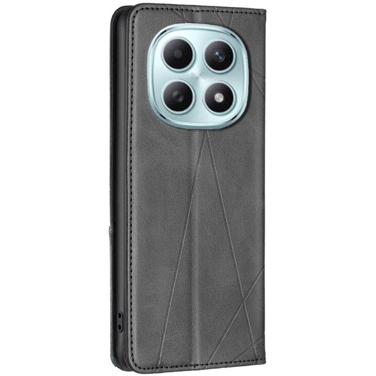 Чехол-книжка с карманами UniCase Geometric Pattern для Xiaomi Redmi Note 15 Pro 5G - Black: фото 3 из 10