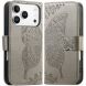 Чохол-книжка з малюнком UniCase Butterfly Pattern для iPhone 18 Pro / 17 Pro - Grey (423624H). Фото 1 з 9